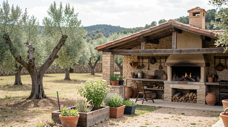 casa rural y el campo